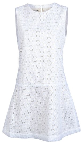 By Malene Birger Myth Dress in White - Lyst