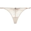 Calvin Klein Black Lace Thong in Beige - Lyst