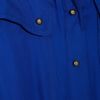 Charlie By Matthew Zink Charlie Silkchiffon Maxi Shirt Dress in Blue (cobalt) - Lyst