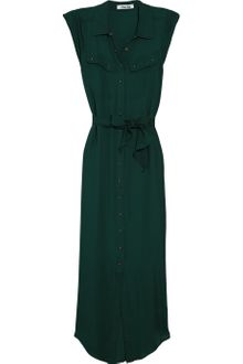 Charlie By Matthew Zink Charlie Silkchiffon Maxi Shirt Dress - Lyst