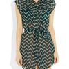Charlie By Matthew Zink Charlie Silkgeorgette Shirt Dress in Blue (teal) - Lyst