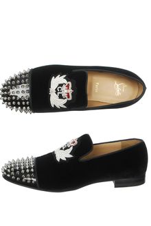 Christian Louboutin Harvanana Velvet Loafers - Lyst