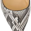 Christian Louboutin Lipsinka 120 Pinheeled Python Pumps in Gray (silver) - Lyst