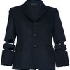 Comme Des Garçons Cutout Three Buttons Jacket in Black - Lyst