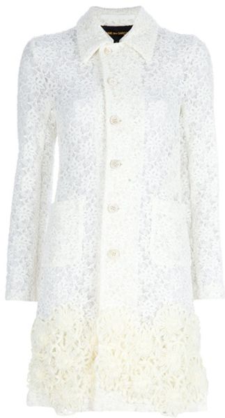 Comme Des Garçons Lace Jacket - Lyst