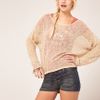 Ralph Lauren Denim Supply By Ralph Lauren Fine Weave Jumper with Dipped Hem in Beige (cream) - Lyst