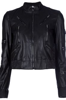 Dolce & Gabbana Leather Jacket - Lyst