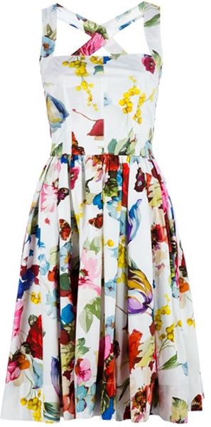 Dolce & Gabbana Floral Dress in Multicolor (floral) - Lyst