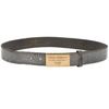 Dolce & Gabbana Metal Logo Belt in Gray for Men (grey) - Lyst