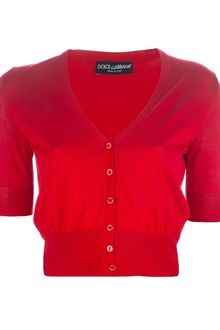 Dolce & Gabbana Cropped Cardigan - Lyst