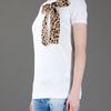 Dolce & Gabbana Bow Tshirt in White - Lyst
