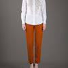 Dolce & Gabbana Lace Detail Blouse in White - Lyst