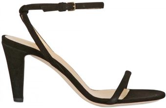 Gianna Meliani 80mm Suede Ankle Strap Sandals - Lyst