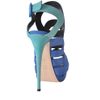 Giuseppe Zanotti Bicolor Suede Sandal in Blue - Lyst