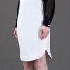 Givenchy Gonna Cadi Skirt in White - Lyst