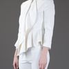 Givenchy Peplum Jacket in White - Lyst
