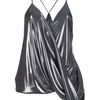 Haider Ackermann Draped Top in Silver - Lyst