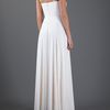 Halston Heritage Ruched Dress in White - Lyst