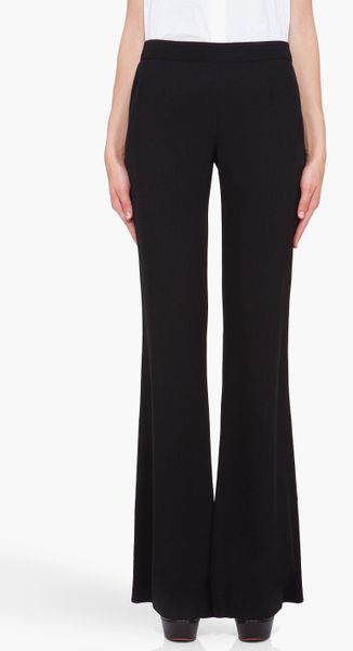 Hussein Chalayan Black Flare Pants in Black - Lyst
