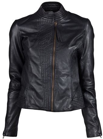 Improvd Leather Jacket - Lyst