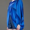 Issey Miyake Loose Blouse in Blue - Lyst