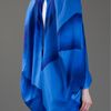 Issey Miyake Loose Blouse in Blue - Lyst