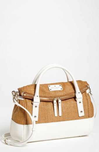  Small Leslie Straw Satchel 