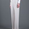 Lanvin Wide Leg Trouser in Beige - Lyst