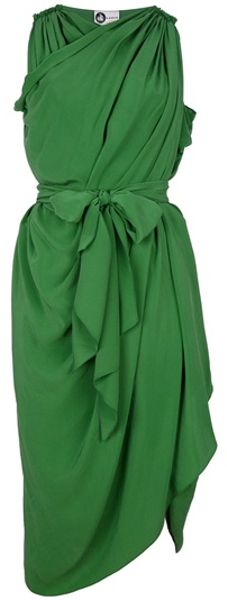 Lanvin Wrap and Drape Dress - Lyst
