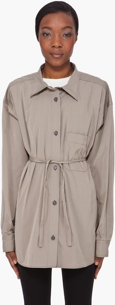  Khaki Grey Boyfriend Coat 