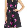 Marc By Marc Jacobs Night Bird Silktaffeta Dress in Multicolor (navy) - Lyst