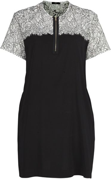 Markus Lupfer Lace Tara Dress in Black - Lyst