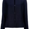 Marni Collarless Jacket in Blue - Lyst