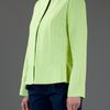 Marni Collarless Jacket in Green - Lyst