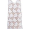 Marni Embroidered Sleeveless Dress in White - Lyst