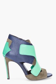 Neil Barrett  Patchwork Heels - Lyst