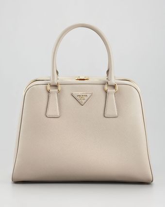  Saffiano Lux Pyramid Tote 