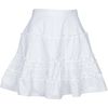 Red Valentino Tiered Skirt in White - Lyst