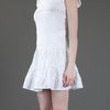 Red Valentino Tiered Skirt in White - Lyst