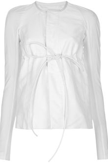 Rick Owens Round Neck Jacket - Lyst