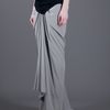 Rick Owens Fishtail Skirt in Gray (pearl) - Lyst