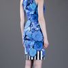 Roberto Cavalli Floral Dress in Blue (floral) - Lyst