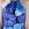 Roberto Cavalli Floral Dress in Blue (floral) - Lyst