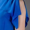 Stella Mccartney Slit Sleeve Top in Blue - Lyst