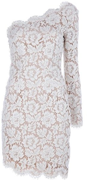  Asymmetric Lace Dress 