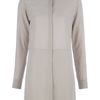 T By Alexander Wang Long Shirt in Gray (nude) - Lyst