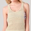 Textile Elizabeth And James Catalina Top in Beige (chalk) - Lyst