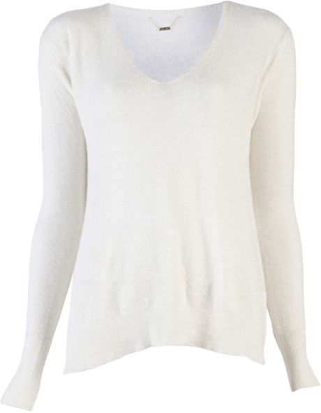 The Row Echo Top in White (ivory) - Lyst