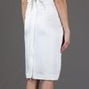 The Row Knot Front Skirt in White (ivory) - Lyst