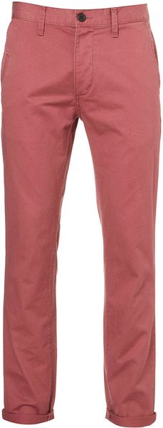  Washed Pink Skinny Chinos 